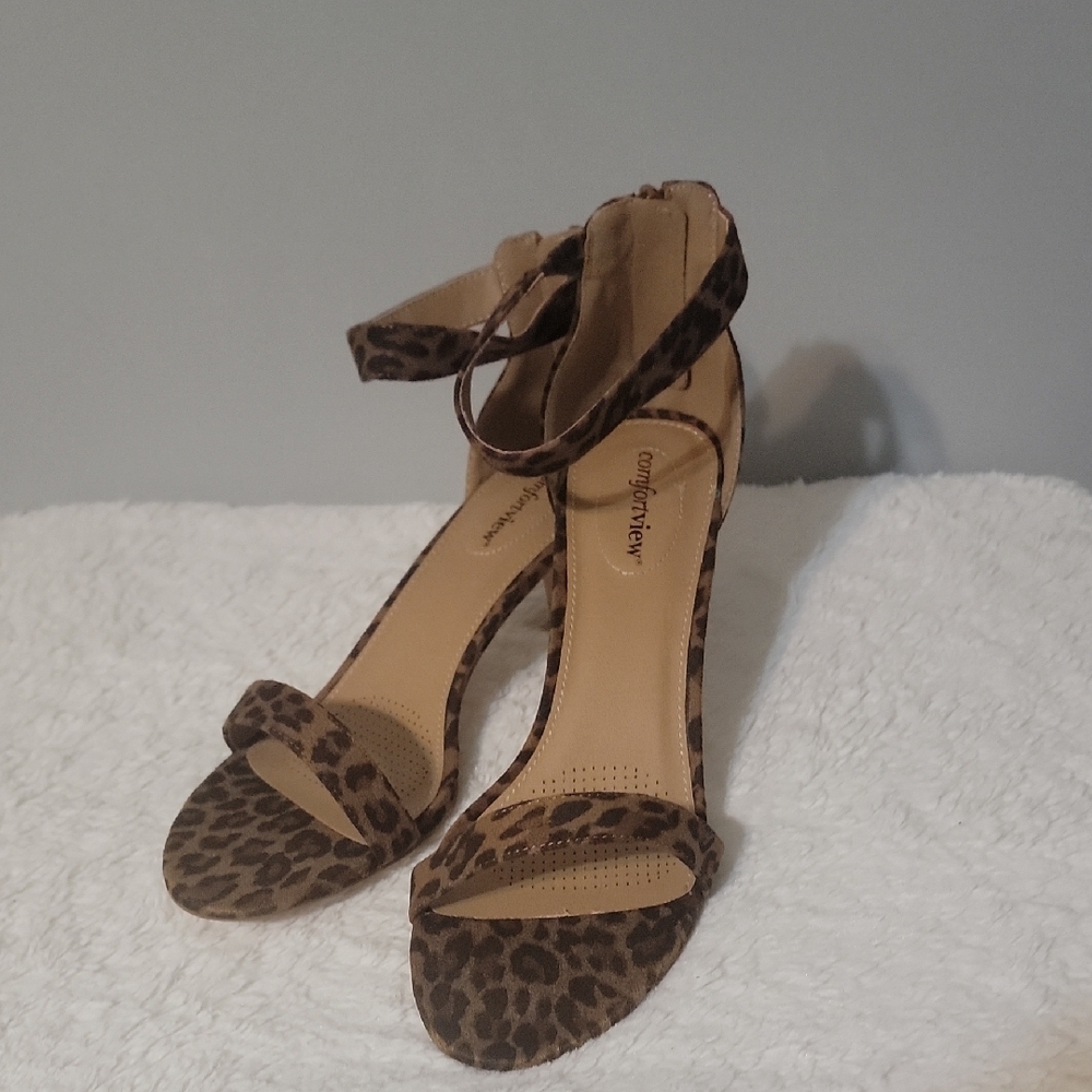 Leopard Print Women's Heels